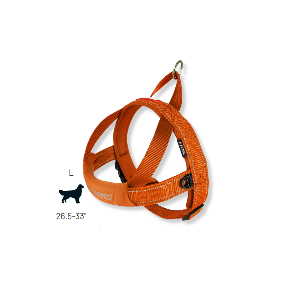 EZYDOG Quick Fit Dog Harness - Red