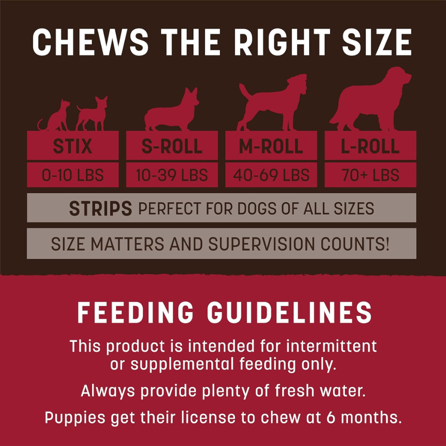 Earth Animal Beef No-Hide Wholesome Chews