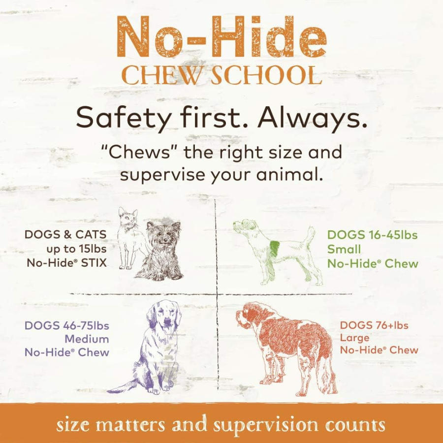 Earth Animal No-Hide Chew Cage-Free Chicken - Large (2 Pack)