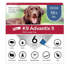Elanco K9 Advantix II Extra Large Dog Topical Flea and Tick Treatment - Over 25 kg