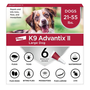 Elanco K9 Advantix II Large Dog Topical Flea and Tick Treatment - 11 to 25 kg
