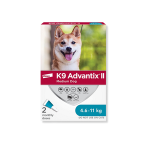 Elanco K9 Advantix II Medium Dog Topical Flea and Tick Treatment - 4.6 to 11 kg