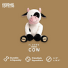 FabDog Floppies Cow Plush Dog Toy