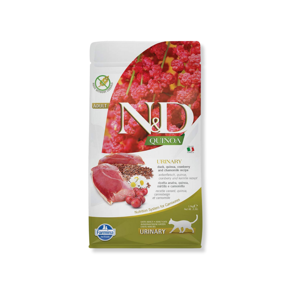 Farmina N and D Quinoa Functional Feline Cat Food - Urinary Duck
