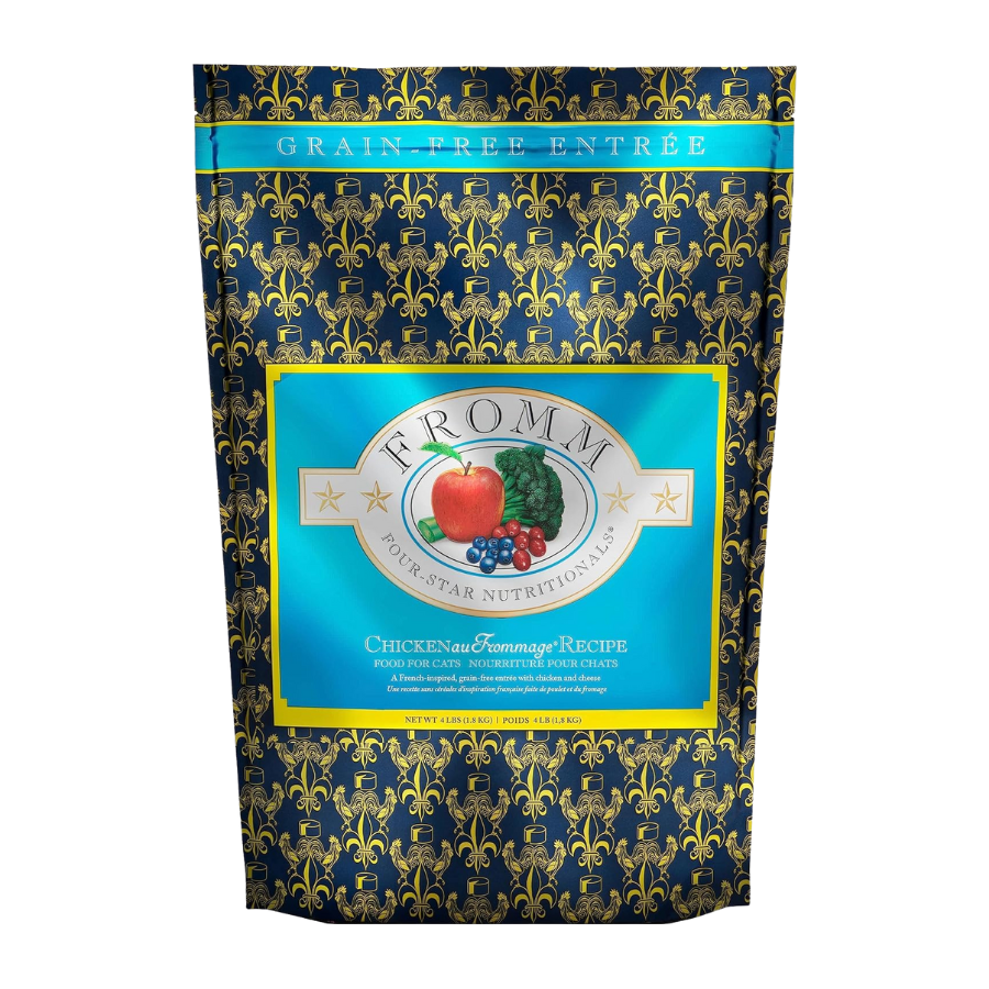 Fromm Family Four-Star Grain-Free Chicken Au Frommage for Cats - 4 lbs