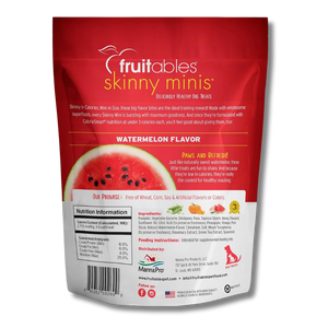 Fruitables Skinny Minis Watermelon Chewy Dog Treats - 5 oz