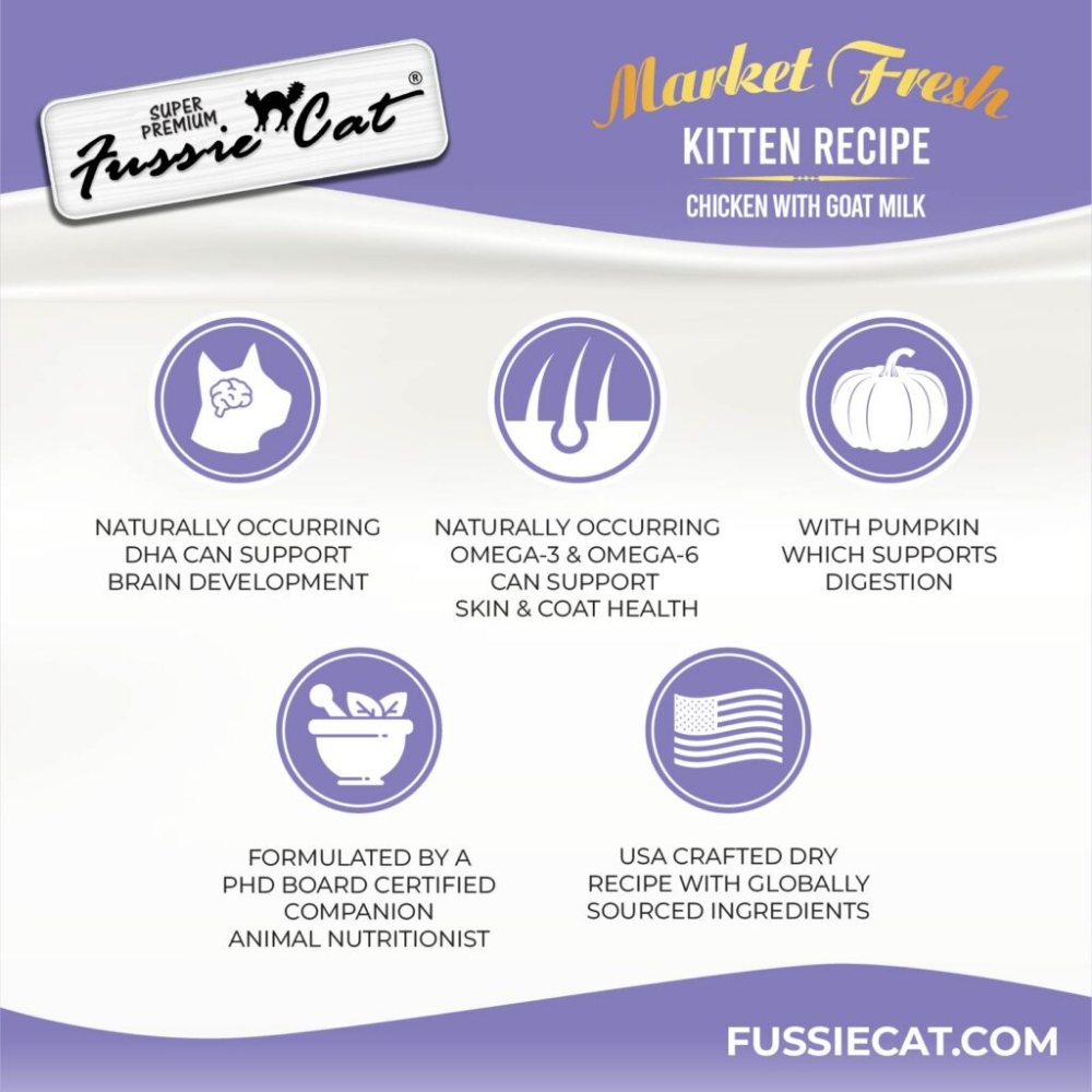Fussie Cat Market Fresh Kitten Food - 3.5 lbs