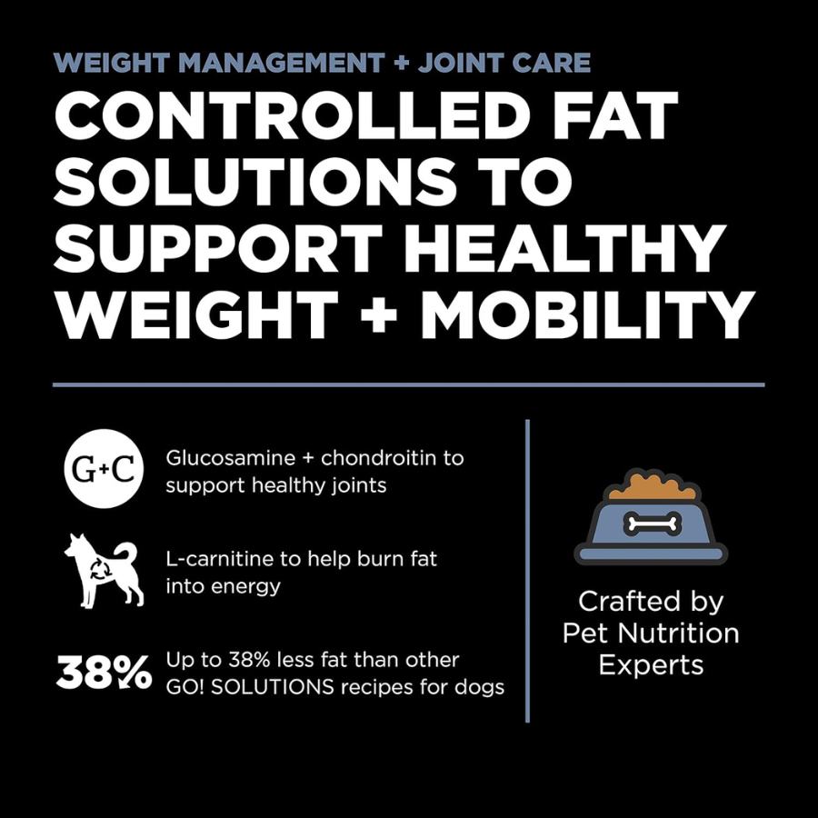 Go! Solutions Weight Management and Joint Care Grain-Free Chicken - 22 lbs