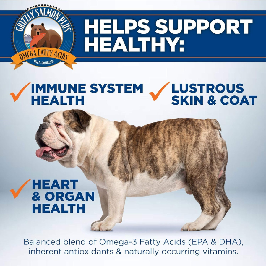Grizzly Salmon Plus Oil Food Supplement