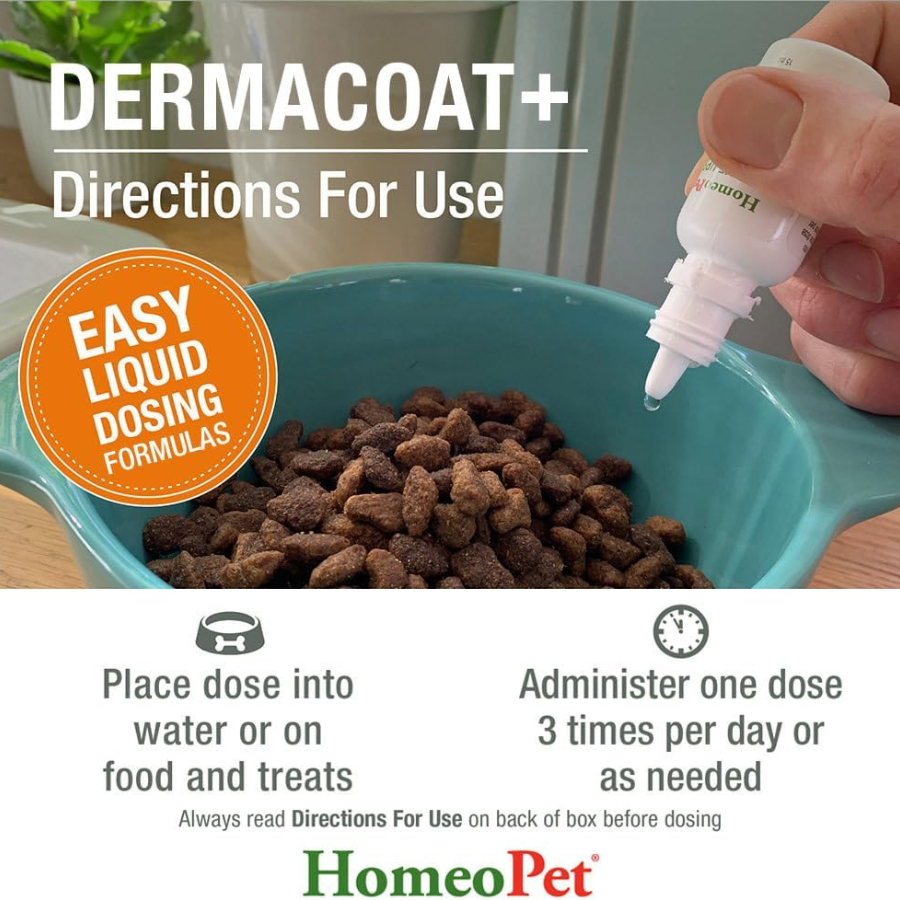 HomeoPet Multi Species DermaCoat+ - 15 ml