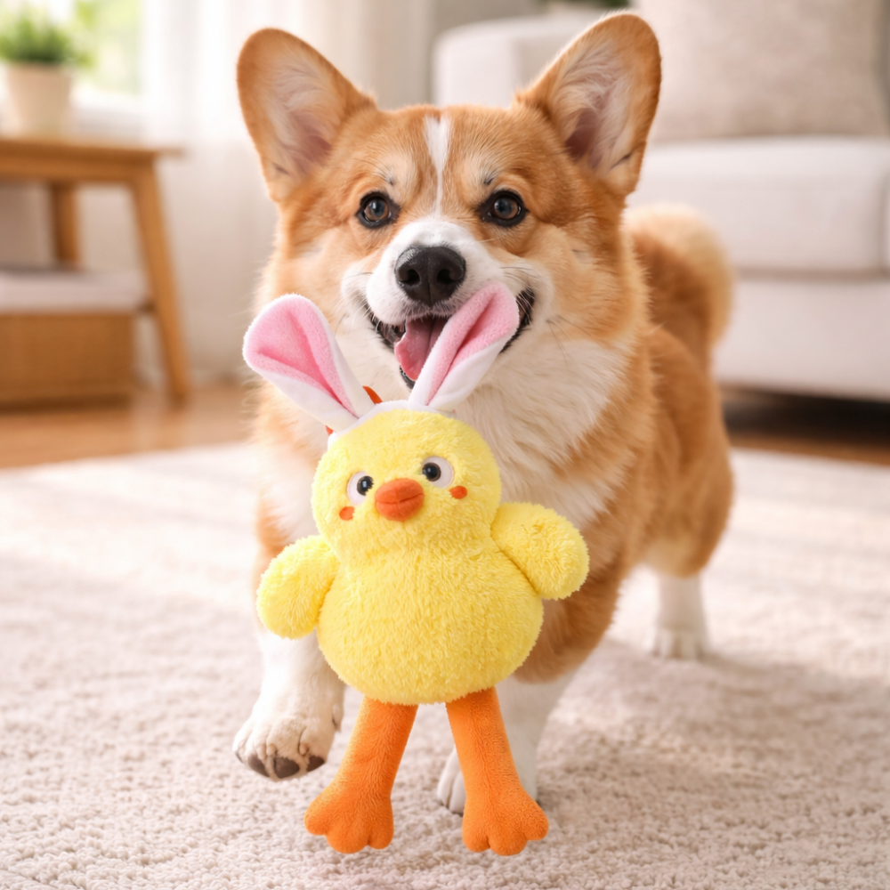 HugSmart Fuzzy Friends Hoppin' Easter Chick