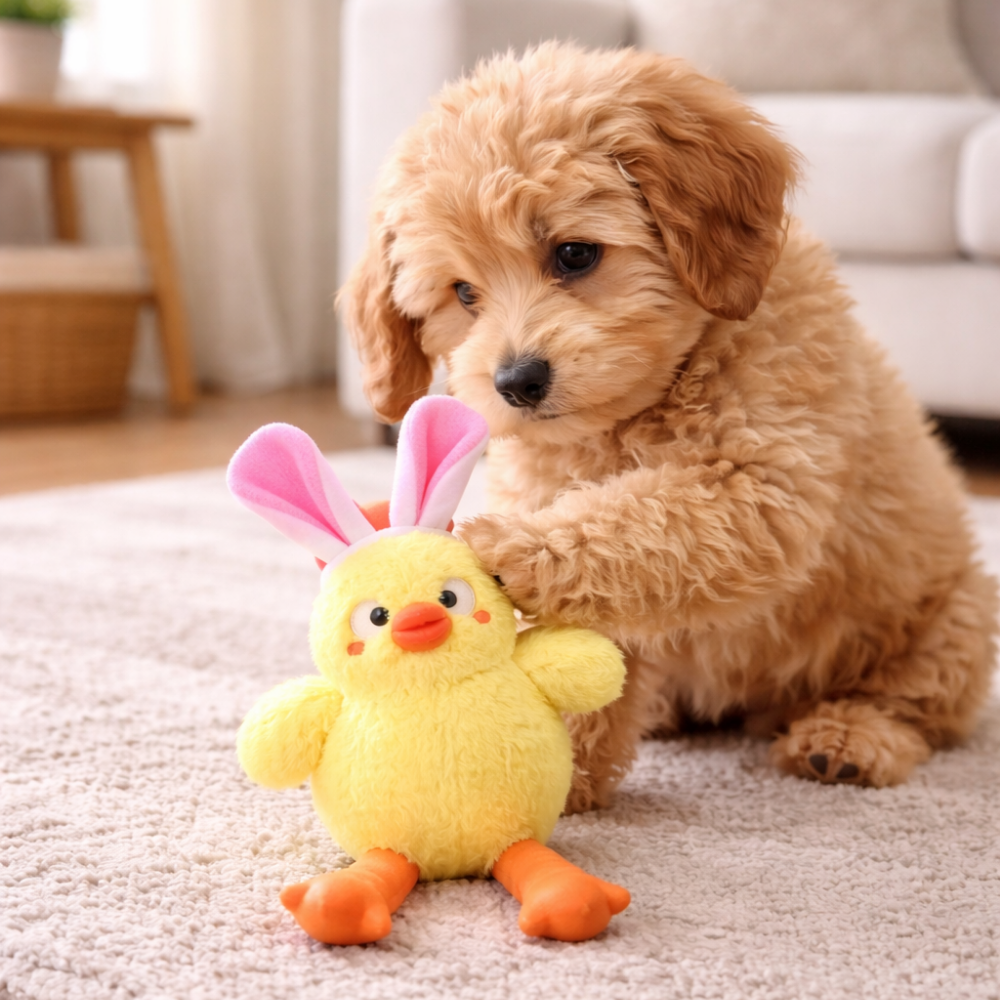 HugSmart Fuzzy Friends Hoppin' Easter Chick