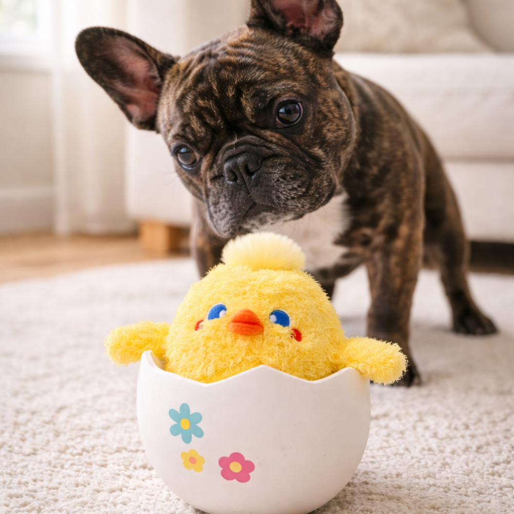 HugSmart Fuzzy Friendz Hoppin Easter Baby Chick