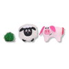 HugSmart Meow Buddies Sheep and Pig Cat Toys