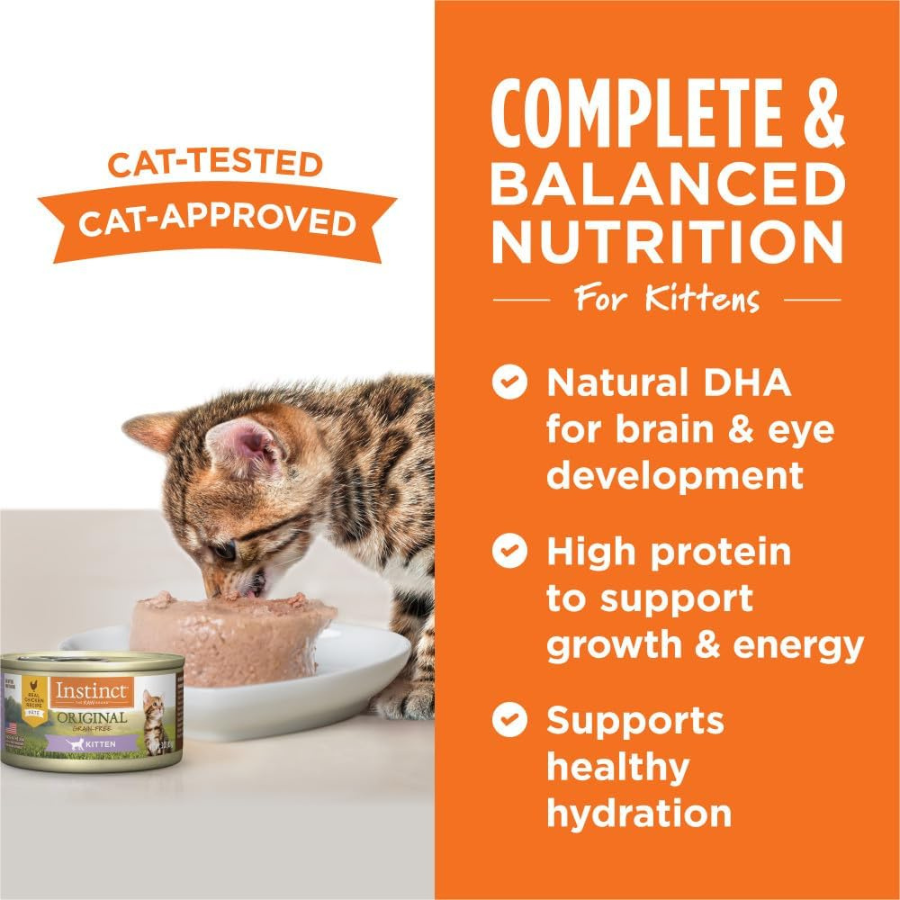 Instinct Original Grain-Free Chicken Pate for Kitten - 24 Pack