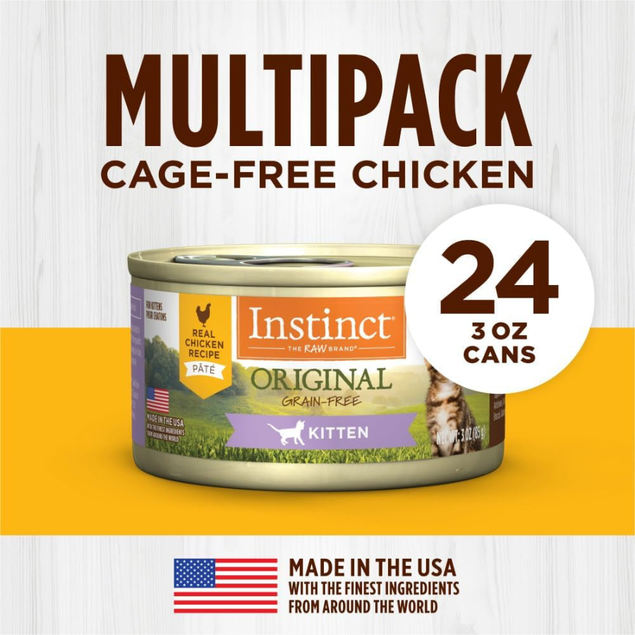 Instinct Original Grain-Free Chicken Pate for Kitten - 24 Pack
