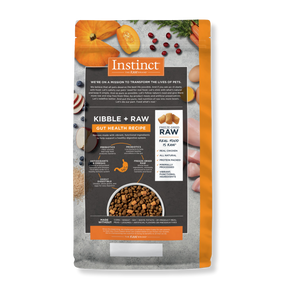 Instinct Raw Boost Whole Grain Gut Health Chicken and Brown Rice - 18 lbs