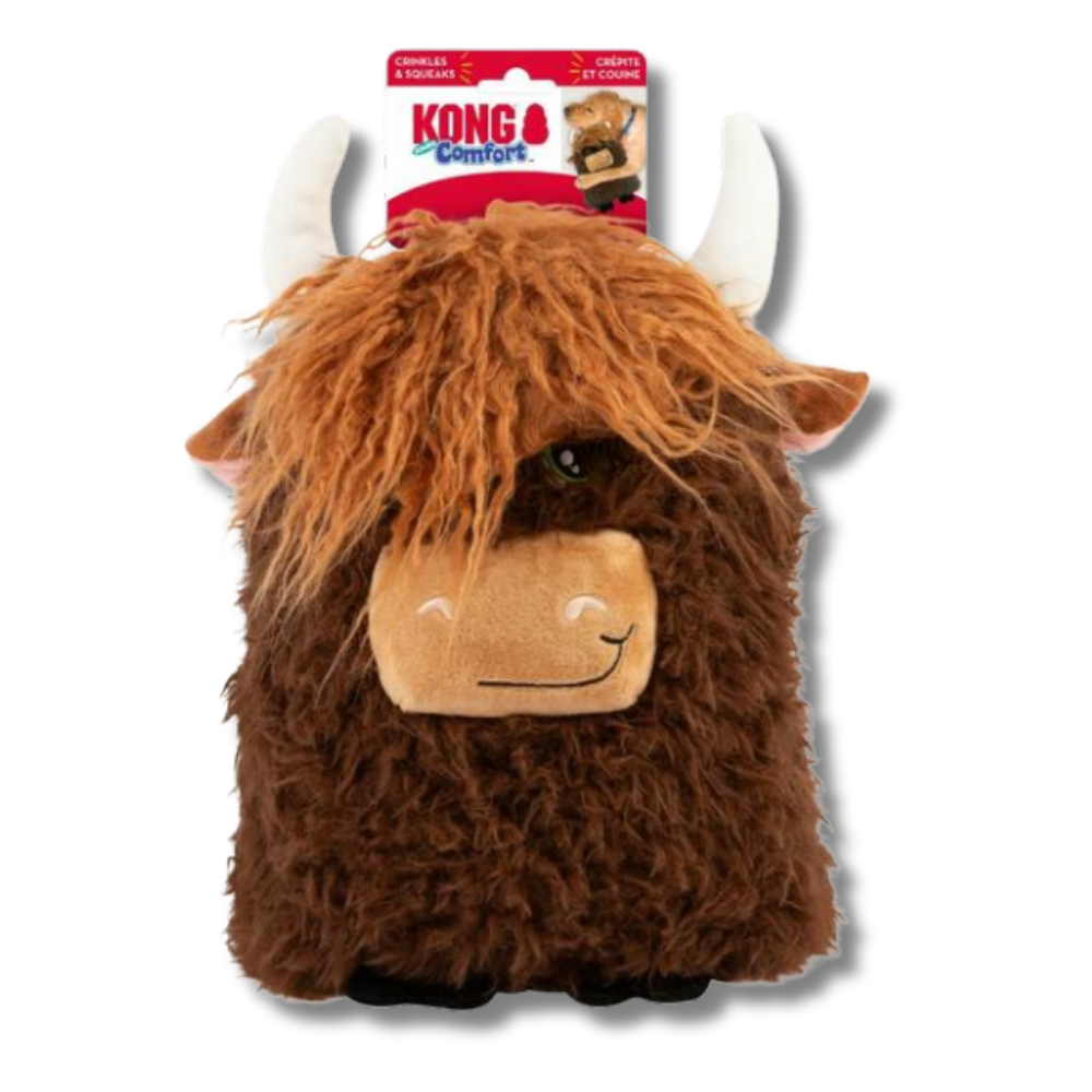 KONG Comfort Highland Cow - Jumbo - Assorted Colours