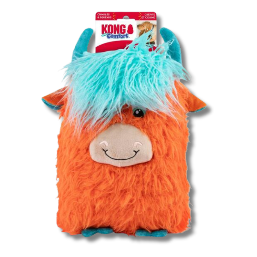 KONG Comfort Highland Cow - Jumbo - Assorted Colours