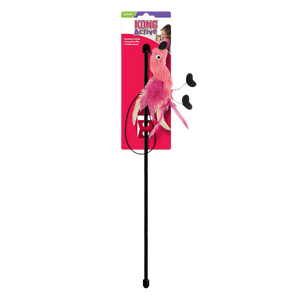 KONG Feather Teaser Wand Cat Toy (Assorted)