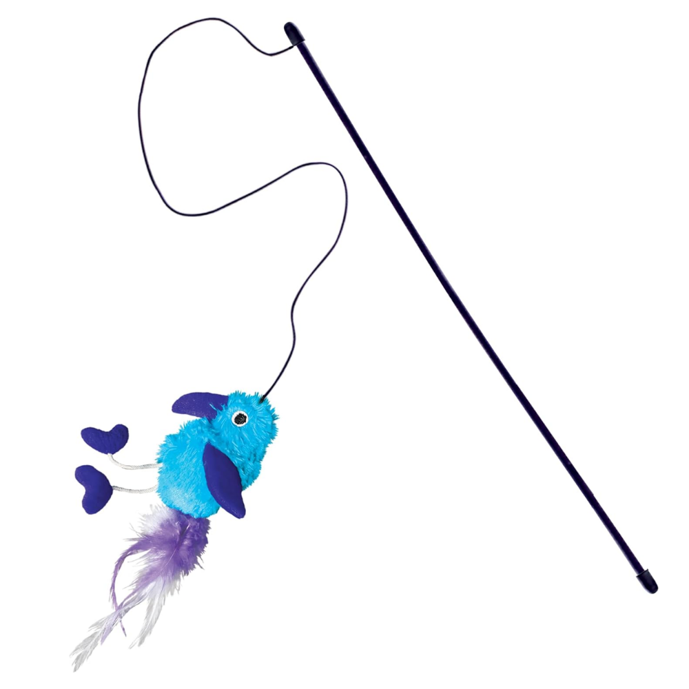 KONG Feather Teaser Wand Cat Toy (Assorted)