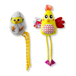 Kong Cat Scrattles Chicken and Egg Cat Toy