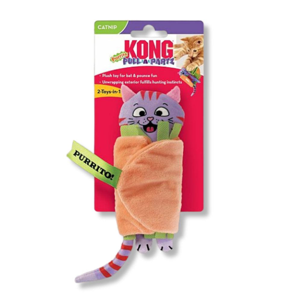 Kong Pull-A-Partz Purrito Cat Toy