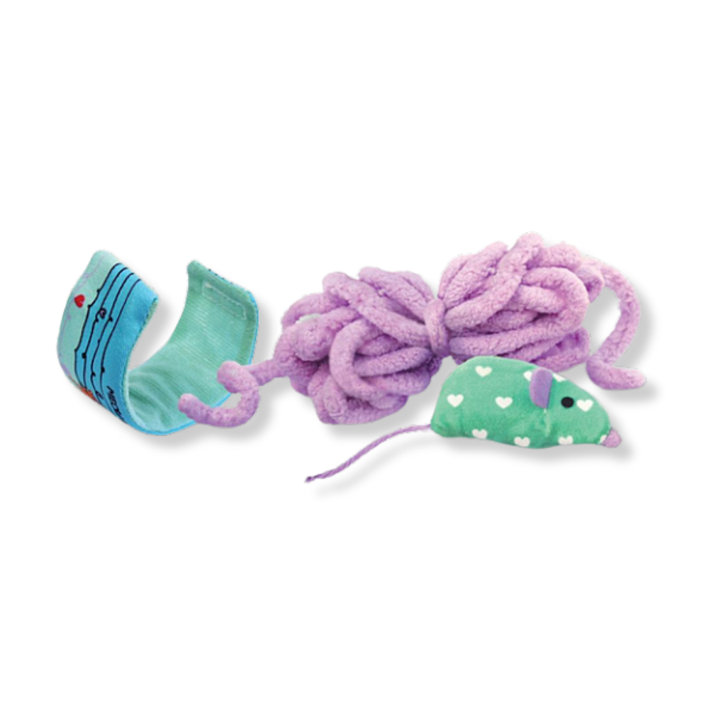 Kong Pull-A-Partz Yarnz Cat Toy (Assorted)