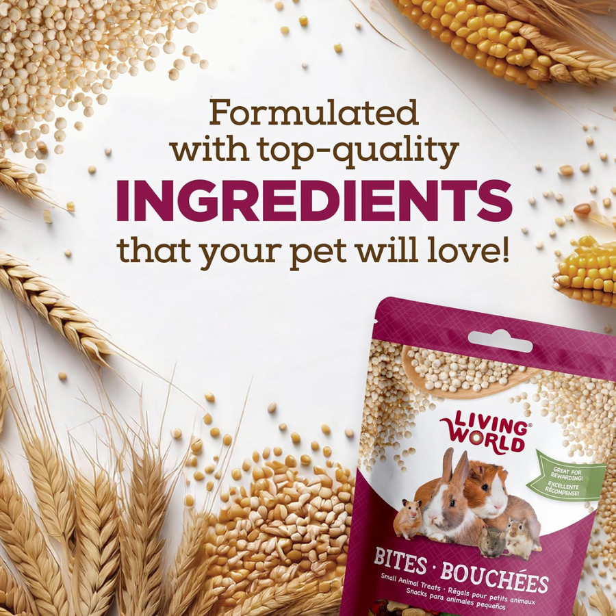 Living World Small Animal Bites with Quinoa