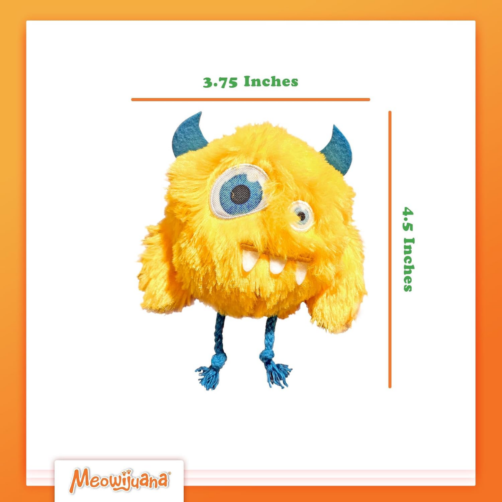 Meowijuana Refillable Get Silly Yellow Furry Friend