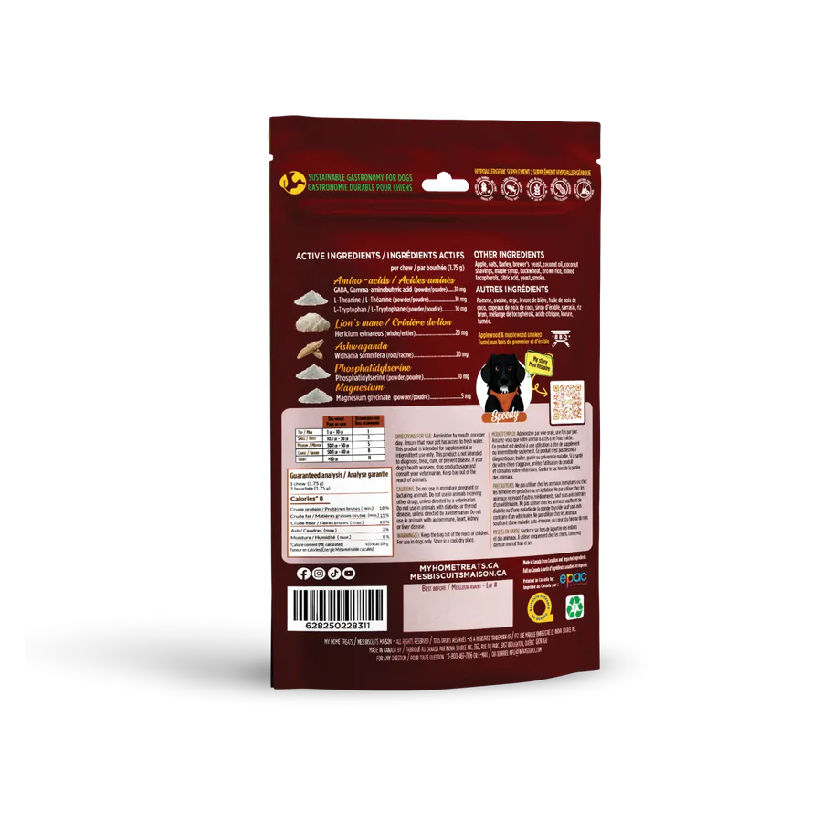 My Home Treats Anxiety Relief Dog Supplement with Apples - 6 oz