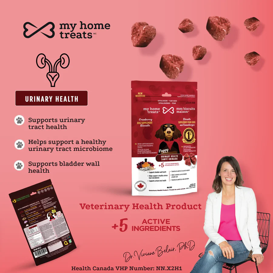 My Home Treats Urinary Health Dog Supplement with Cranberries - 6 oz