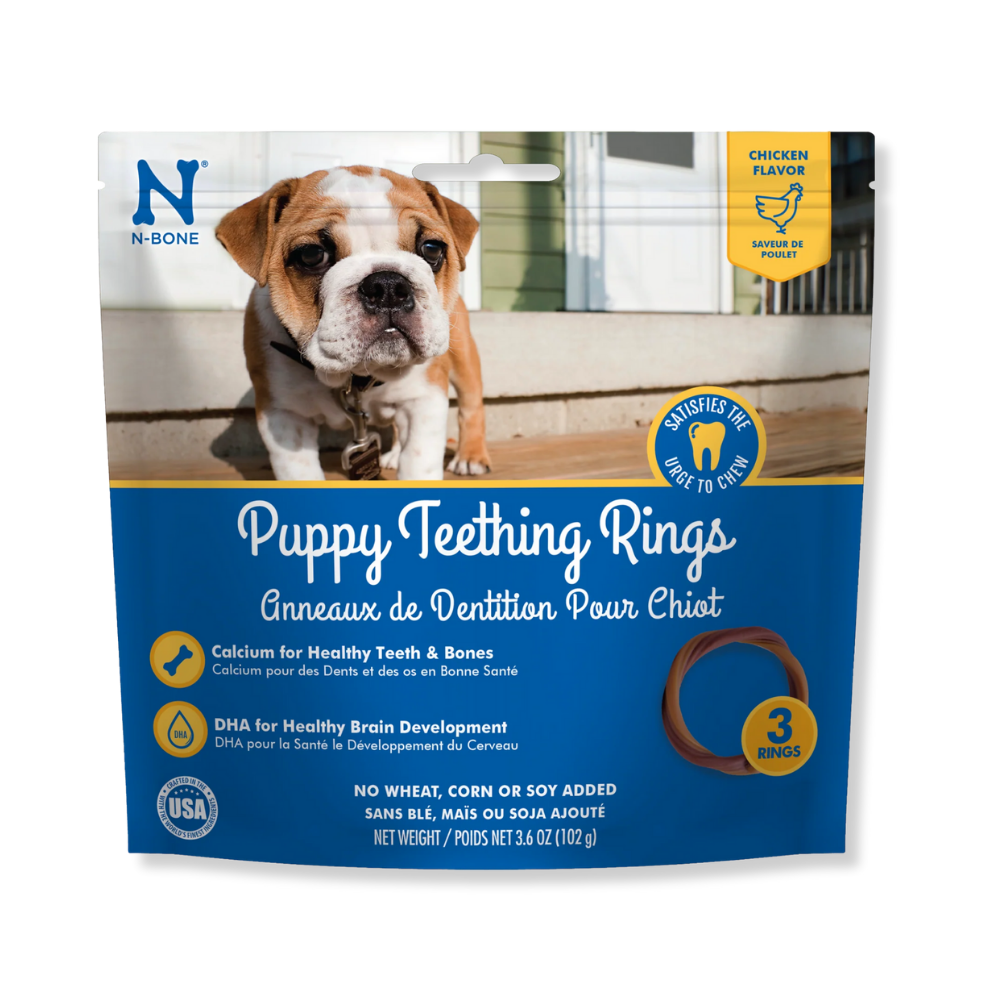 N-Bone Puppy Teething Ring Chicken Flavour