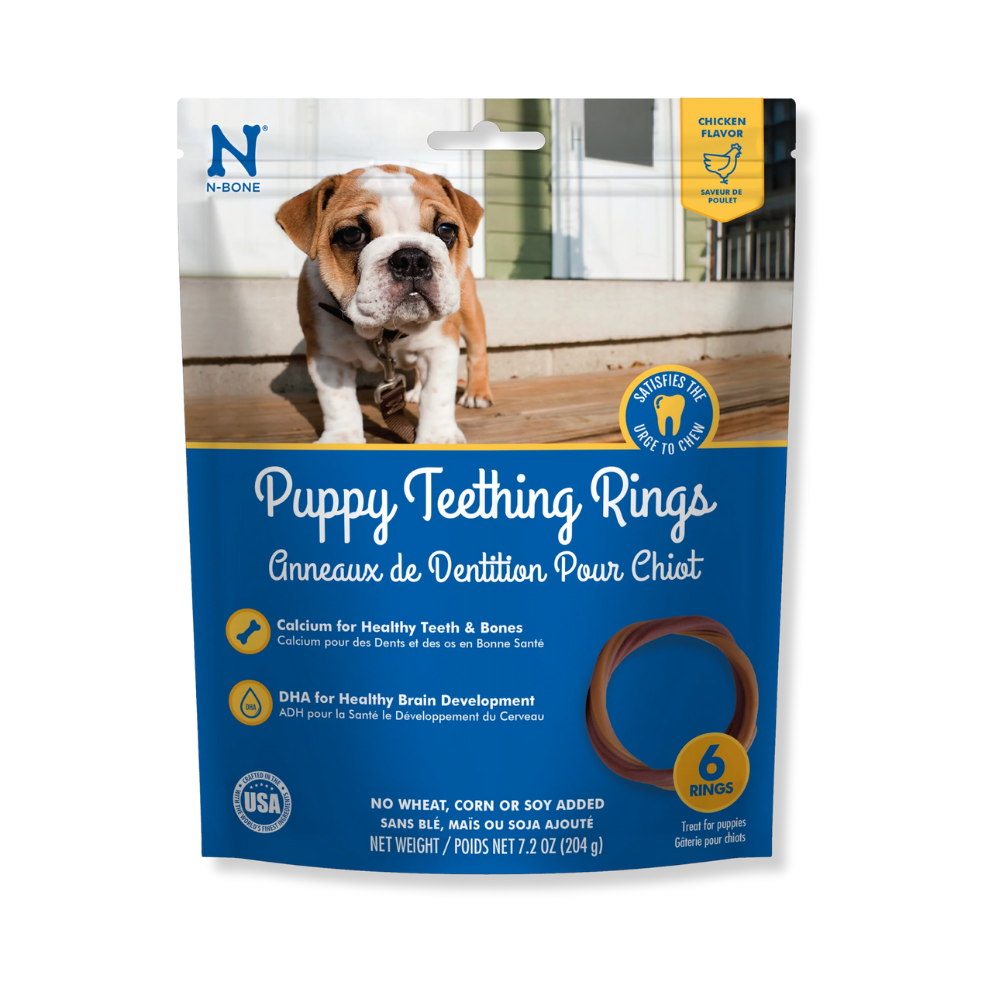 N-Bone Puppy Teething Ring Chicken Flavour