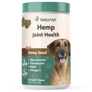 NaturVet Hemp Joint Health - 60 Chews