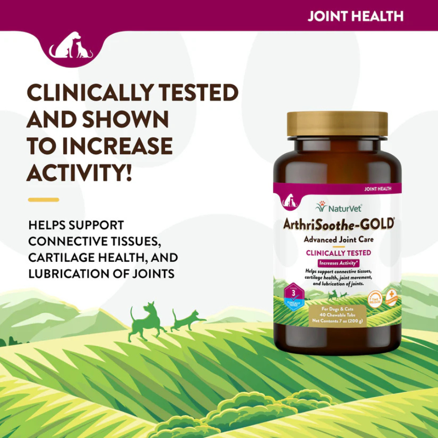 NaturVet Advanced Care ArthriSoothe-GOLD - 90 Tablets