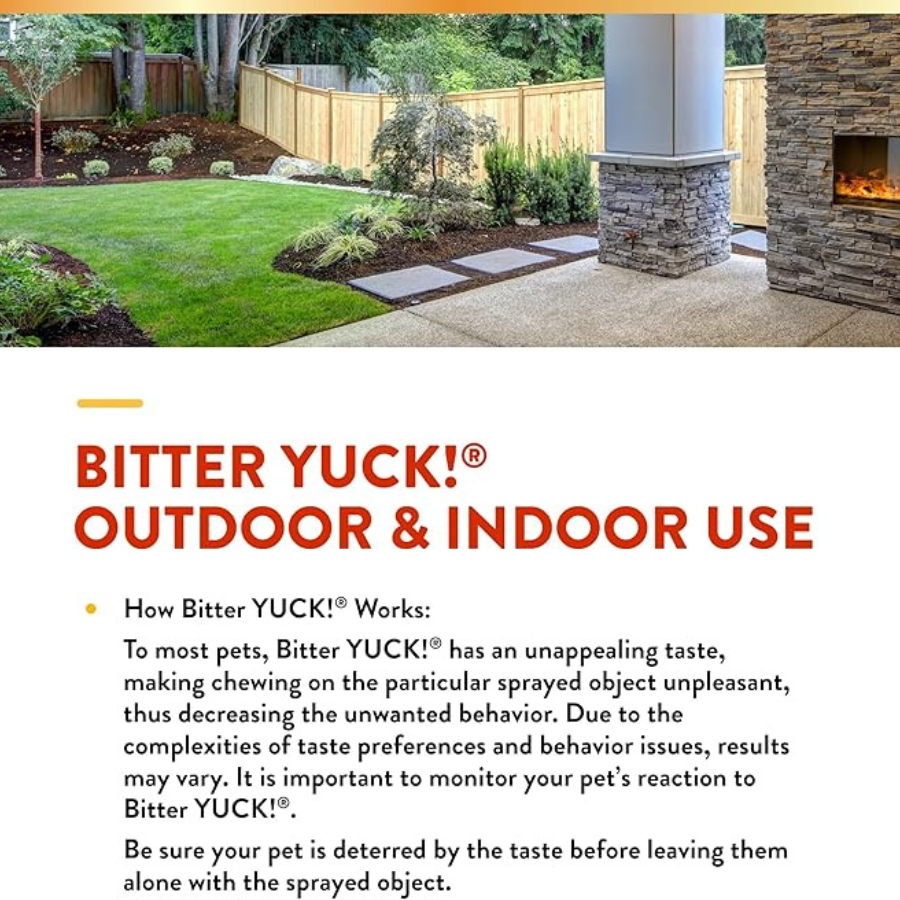 NaturVet Bitter Yuck Outdoor Spray - 32 oz