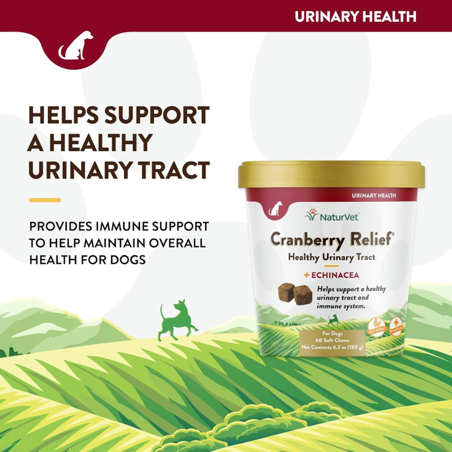NaturVet Cranberry Relief Soft Chews - 60 Chews