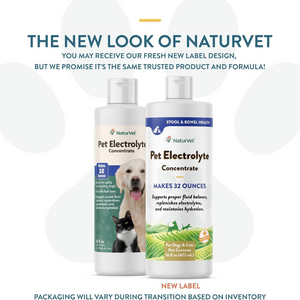 NaturVet Pet Electrolyte Concentrate for Dogs and Cats - 16 oz
