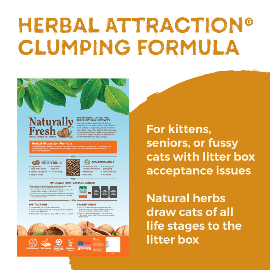 Naturally Fresh Quick-Clump Herbal Attraction Litter - 14 lbs