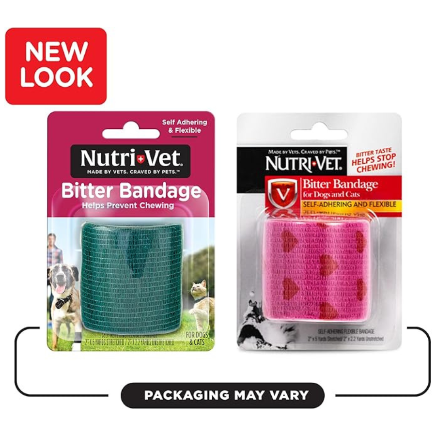 Nutri-Vet Bitter Bandage 3" - Assorted Colours
