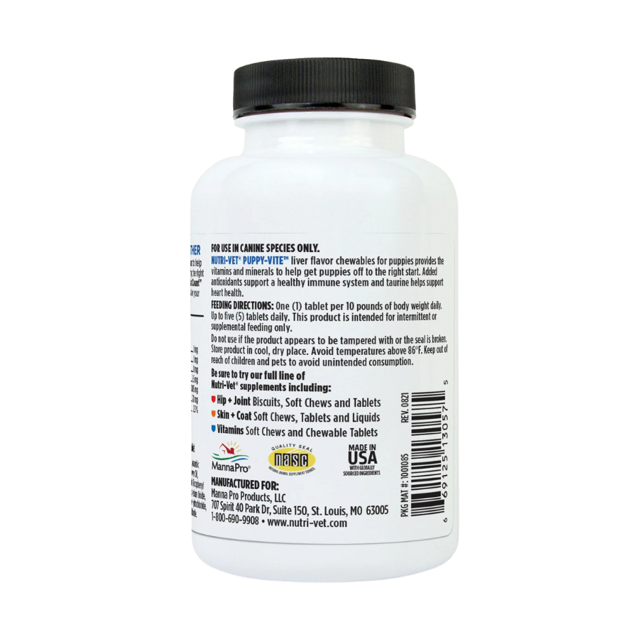 Nutri-Vet Puppy-Vite Liver Chewables