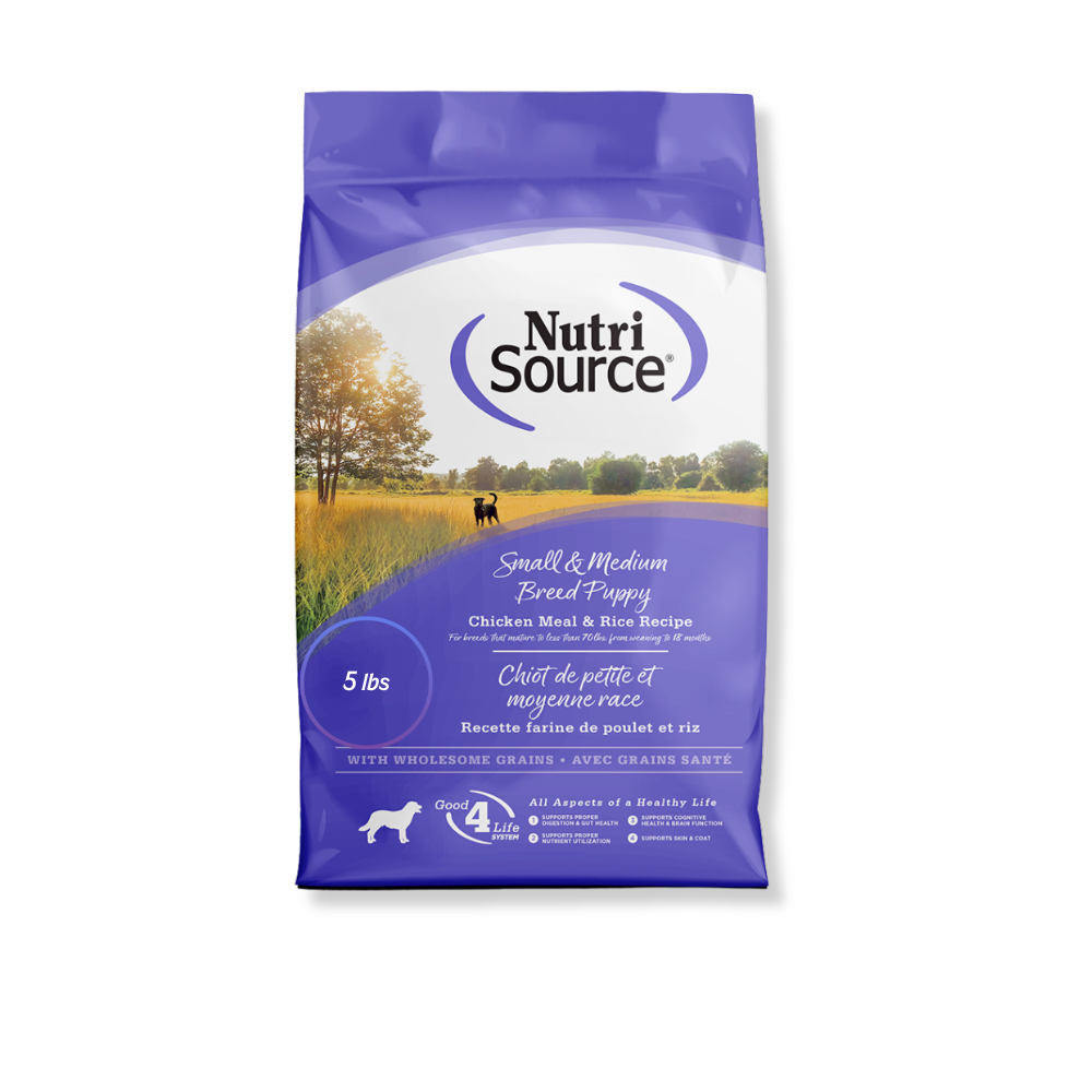 NutriSource Small and Medium Breed Puppy Chicken Meal