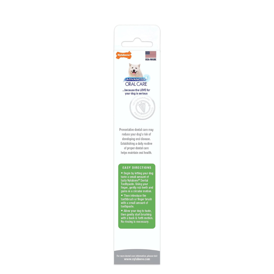Nylabone Advanced Oral Care Natural Toothpaste - Peanut Butter Flavour