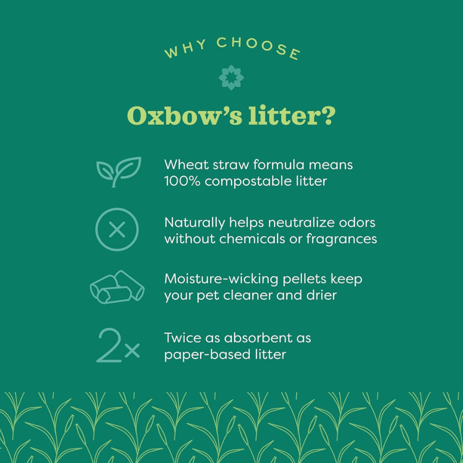 OXBOW EcoStraw Wheat Straw Litter - 20 lbs