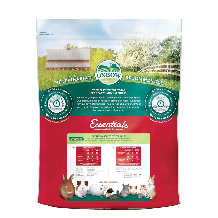 OXBOW Hamster/Gerbil Food - 15 lbs