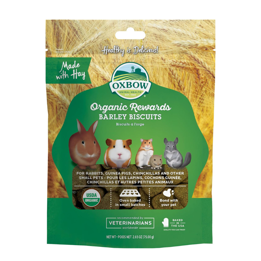 OXBOW Organic Barley Biscuits - 75g