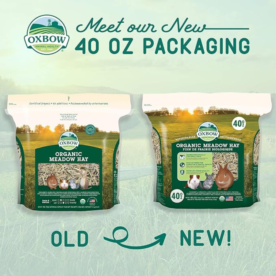 OXBOW Organic Meadow Hay - 2.5 lbs