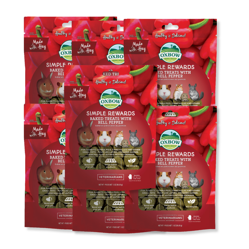 OXBOW Simple Rewards Baked Treats with Bell Pepper