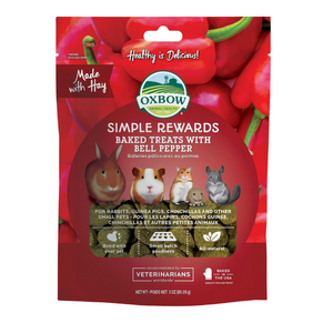 OXBOW Simple Rewards Baked Treats with Bell Pepper